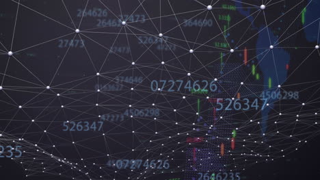 animation of connections and data processing