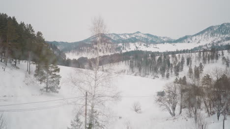 Riesige,-Mit-Schnee-Bedeckte-Waldberge,-Vom-Fenster-Aus-Gesehen