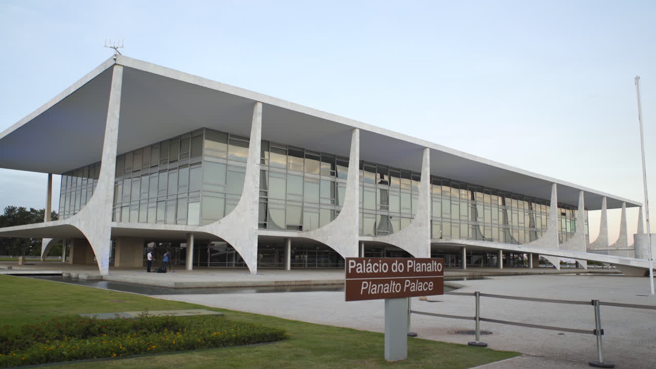 fachada del palacio del planalto y presidencia de la republica