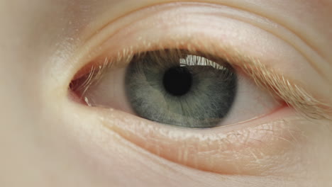 hermoso ojo azul de una niña 1