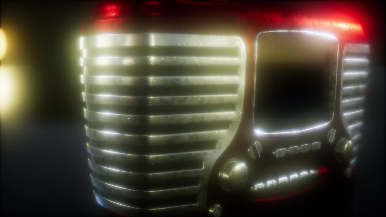 구식 빈티지 레트로 라디오