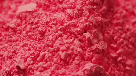 video of close up of pink powder with copy space