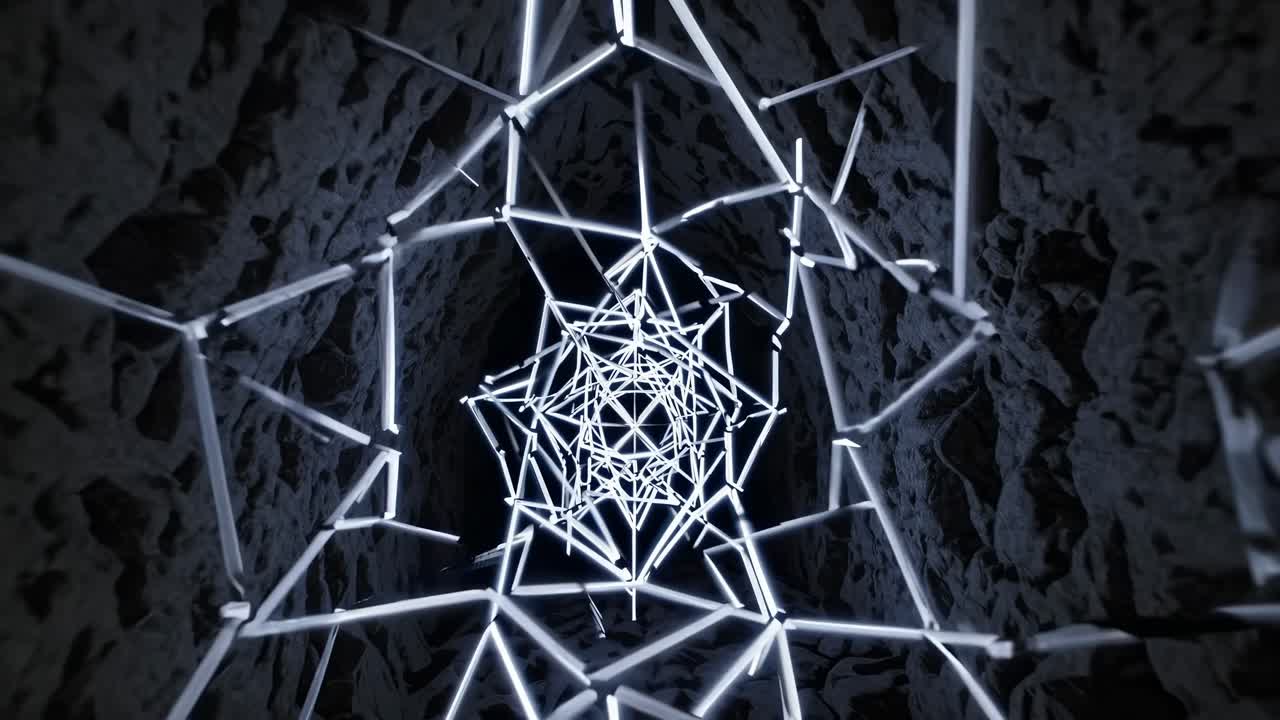 абстрактный геометрический туннель