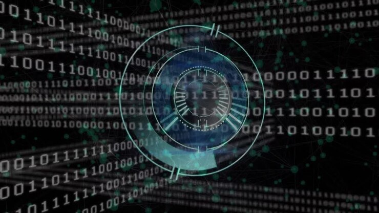 Animation of scope scanning over binary coding