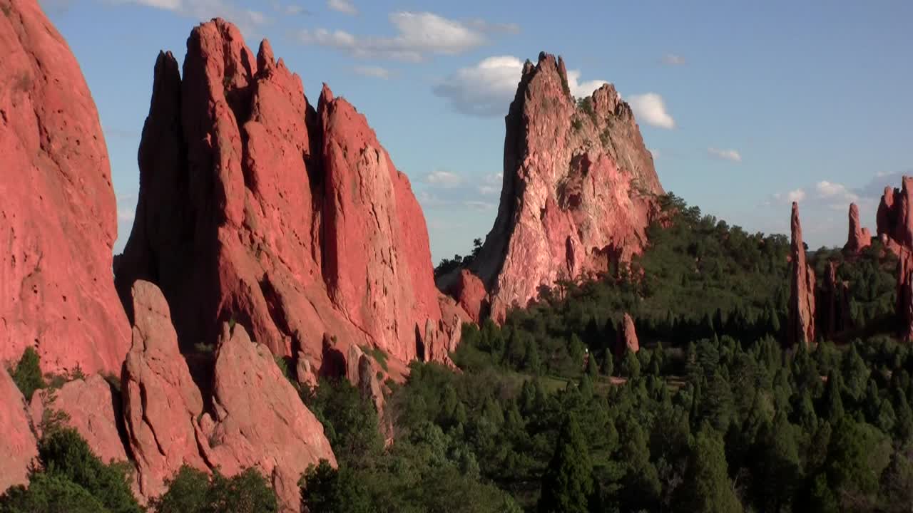 캐년랜드 국립공원 2의 사암 봉우리