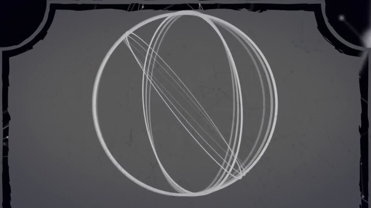 Animation af roterende globus over netværk af forbindelser på grå baggrund.