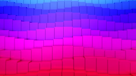 boxes form a wave