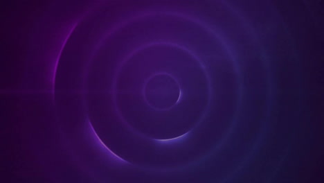 animation of glowing spots of light moving over purple background