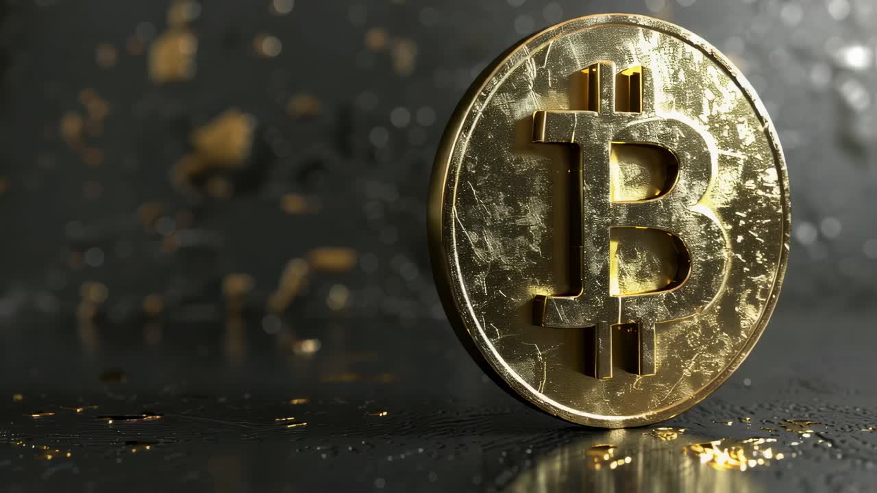 moneda de oro de bitcoin