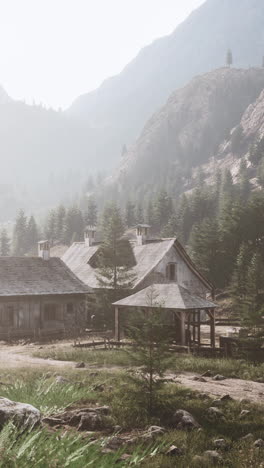 misty mountain village