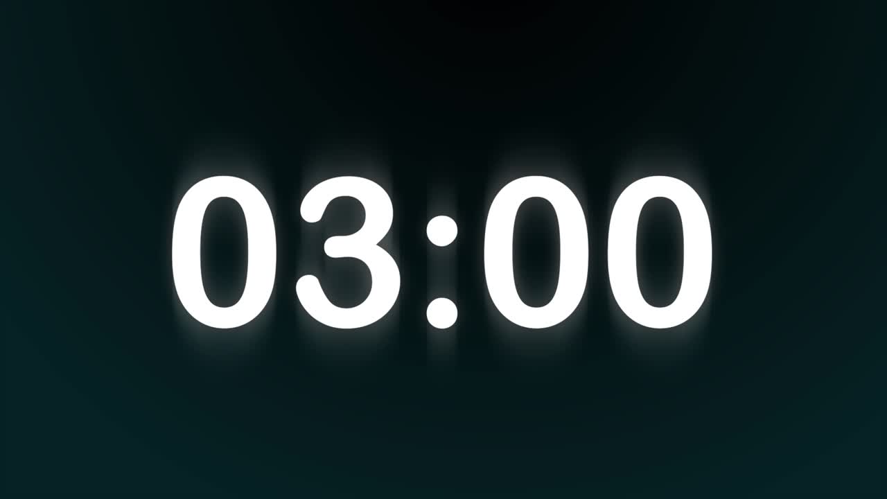 타이머의 속도 가속화 5 분.이 클립은 숫자에 흐릿한 효과를 가지고 있으며 4k 24fps로 만들어졌습니다.