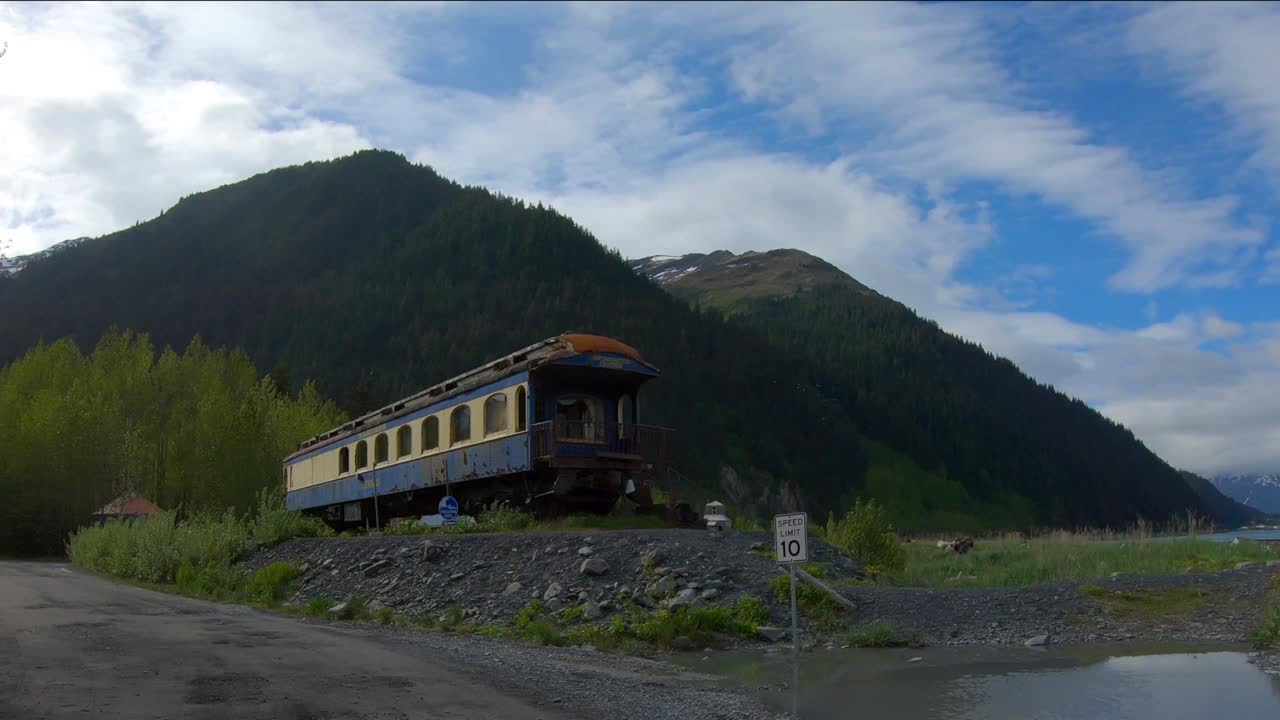pov a través de la ventana trasera
