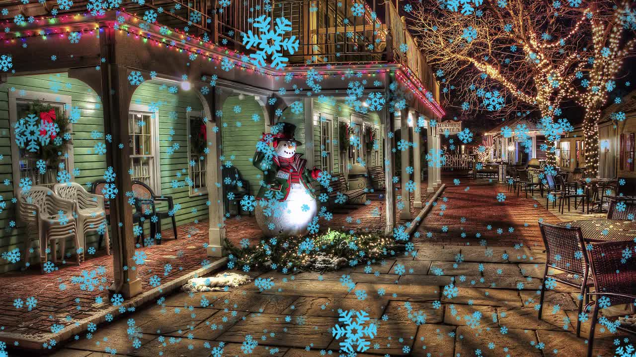 크리스마스 뮤직 비디오 또는 크리스마스 또는 겨울에 관한 기타 비디오의 배경 비디오