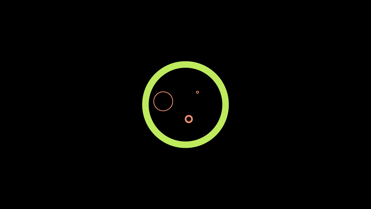 4K Exploding Flat Transition Element 3 (with alpha channel)