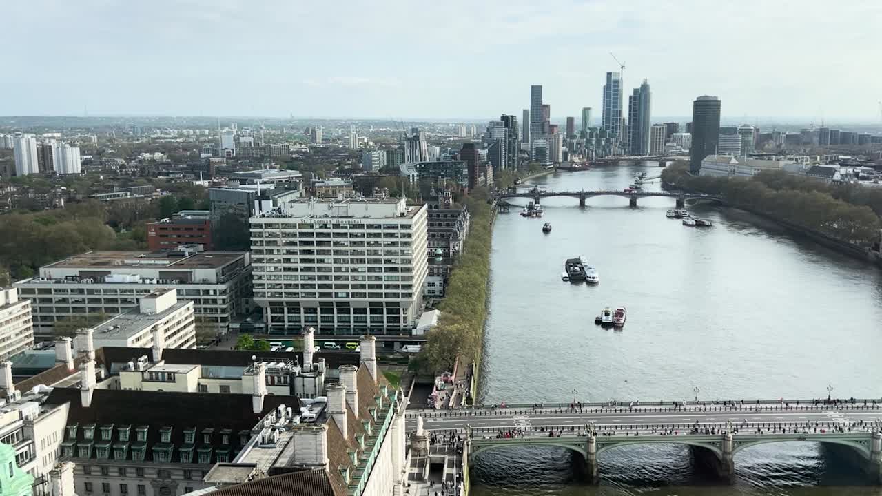 River Thames City View from London Eye