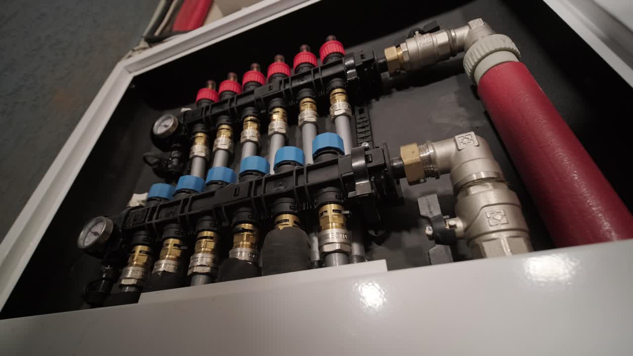 técnico de hvac instala sistemas de calefacción, ventilación y aire acondicionado