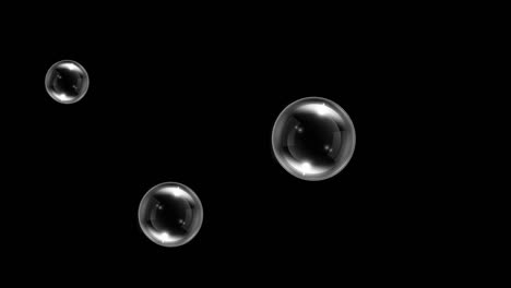 flying soap bubbles. realistic soap bubble, glare. powder, soap, detergent.