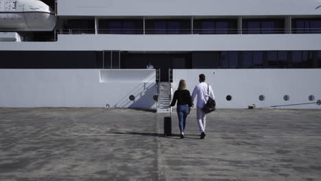 yacht onboarding short video. steady