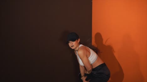 Woman Performing Hip-Hop Dance