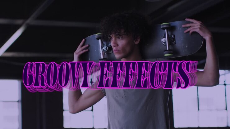 Skateboarders in a warehouse