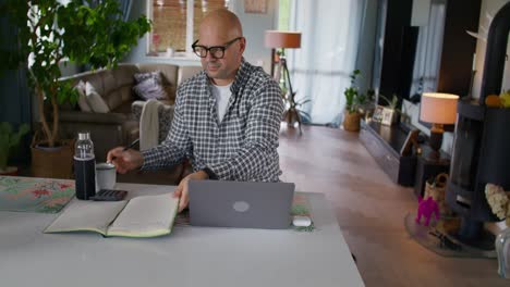 Man working from home