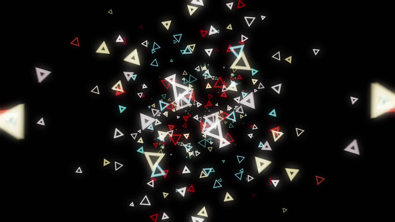 추상적인 삼각형 패턴