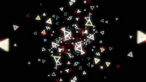 patrón de triángulos abstractos