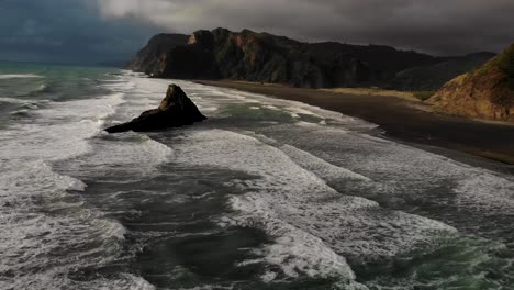 Hermoso-Paisaje-Costero-De-Nueva-Zelanda