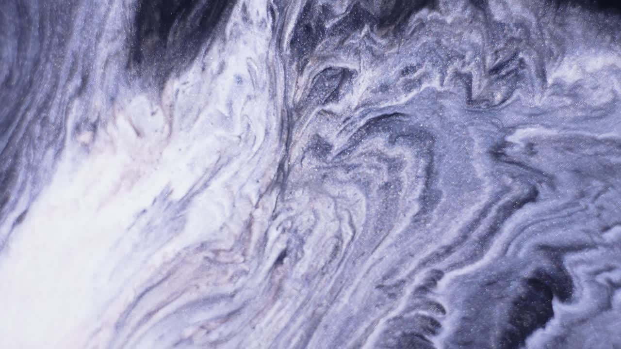 추상적인 유동 예술 - 마블링 효과