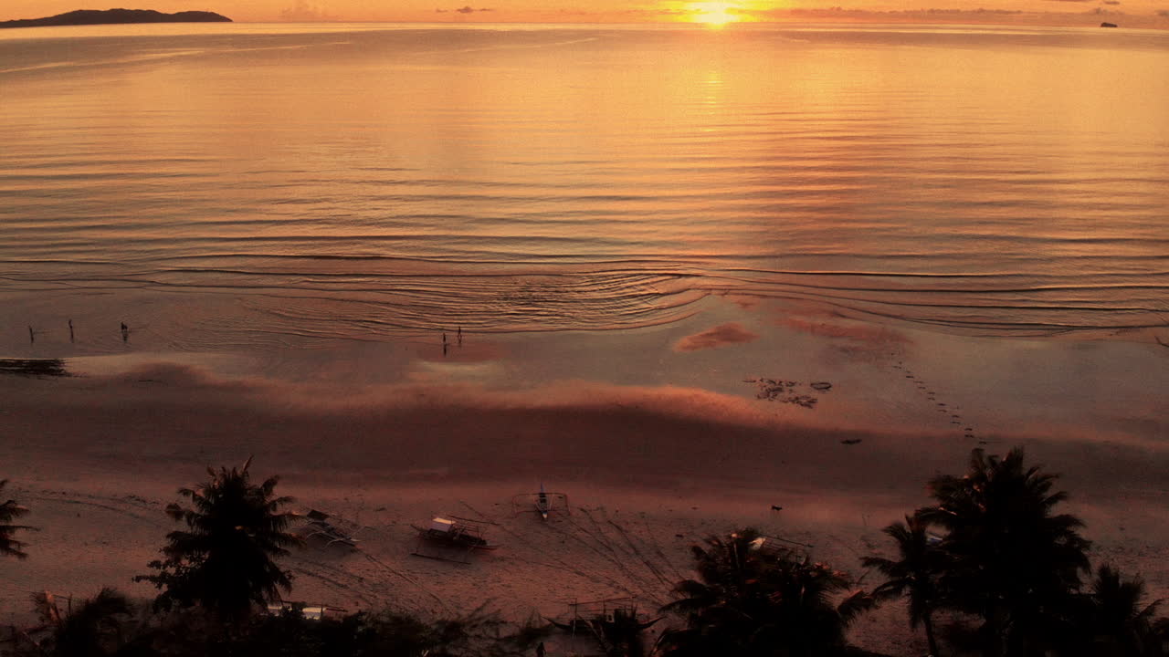 Sunrise over a Tropical Beach