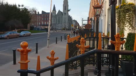 street view in the city of dublin