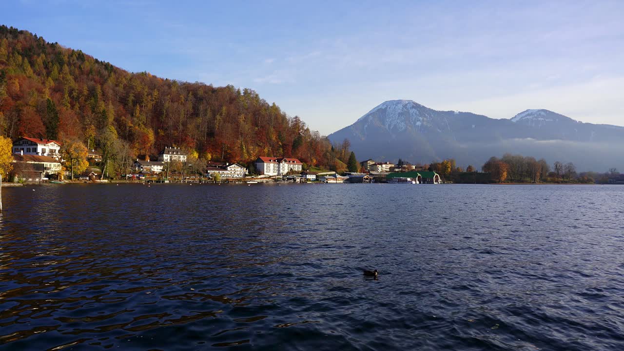 Tegernsee in autunno