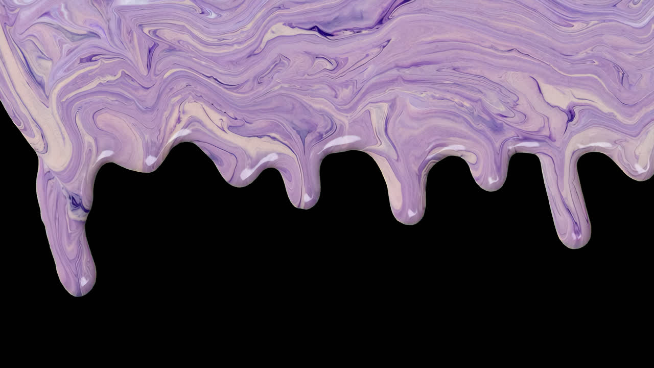 Gotas de pintura abstracta de color morado