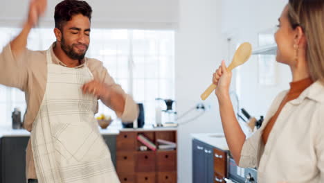 Singing,-cooking-and-dancing-funny-couple-together