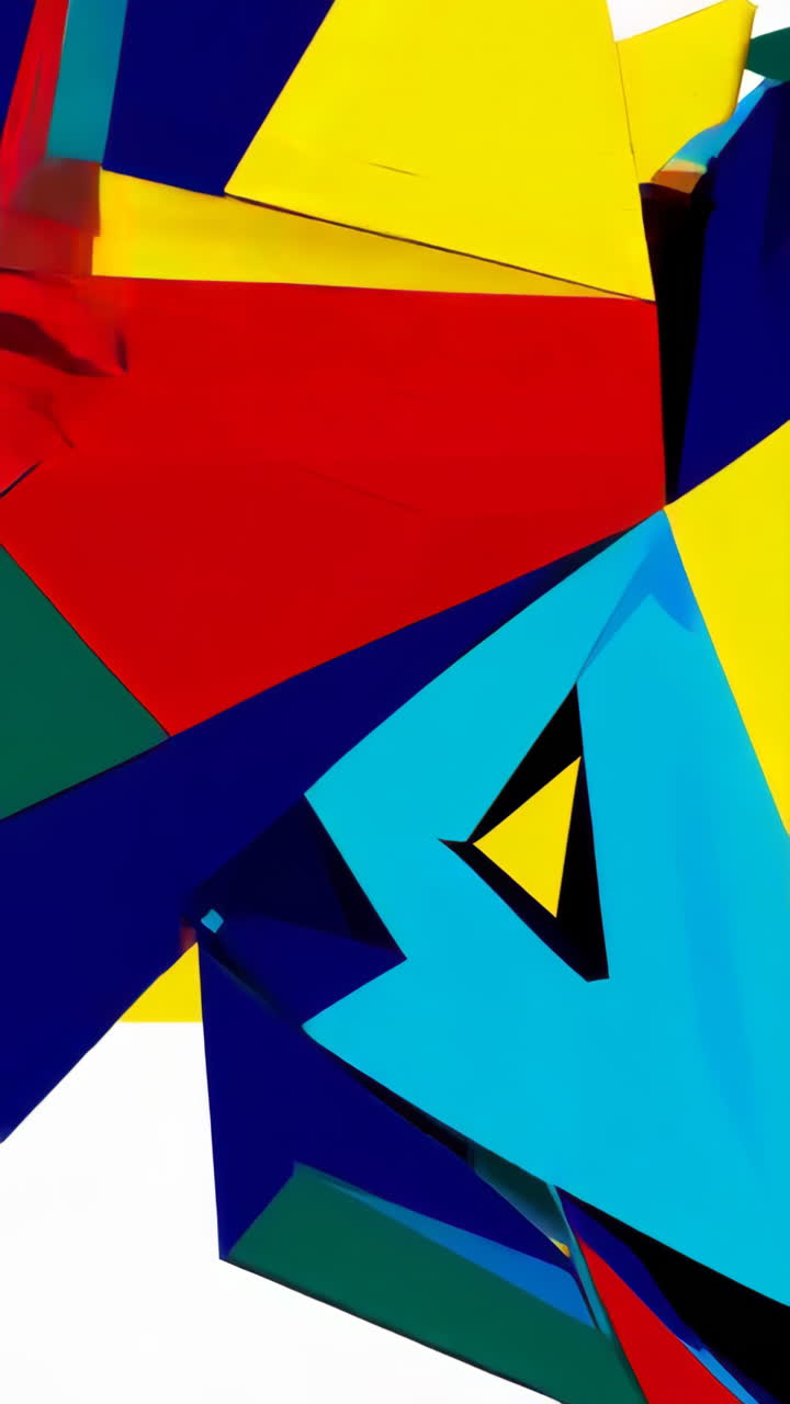 Vibrant Abstract Geometric Shapes