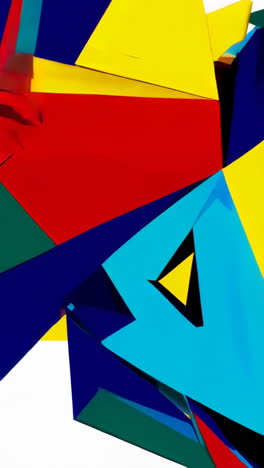 vibrant abstract geometric shapes