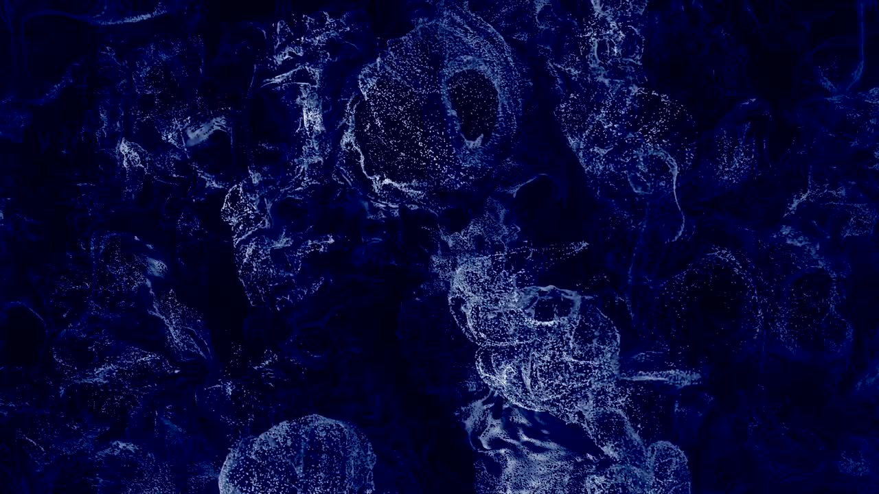 cgi 페인트 파우더 폭발의 놀라운 거시 시각.