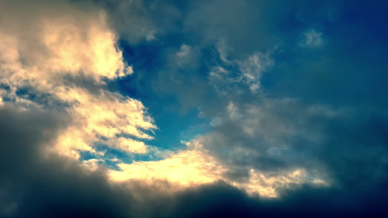 Clouds made of water droplets and ice crystals appear white due to uniform scattering of sunlight