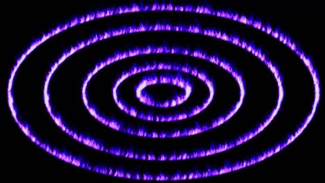 Flame color particle animation motion graphics