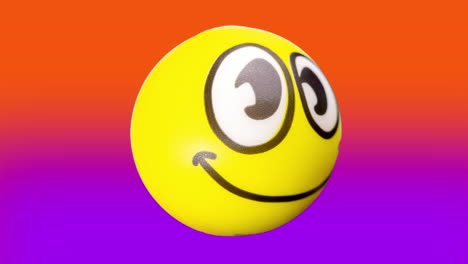 smiley emoji face turning