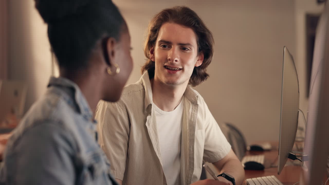 Students collaborating on a design project