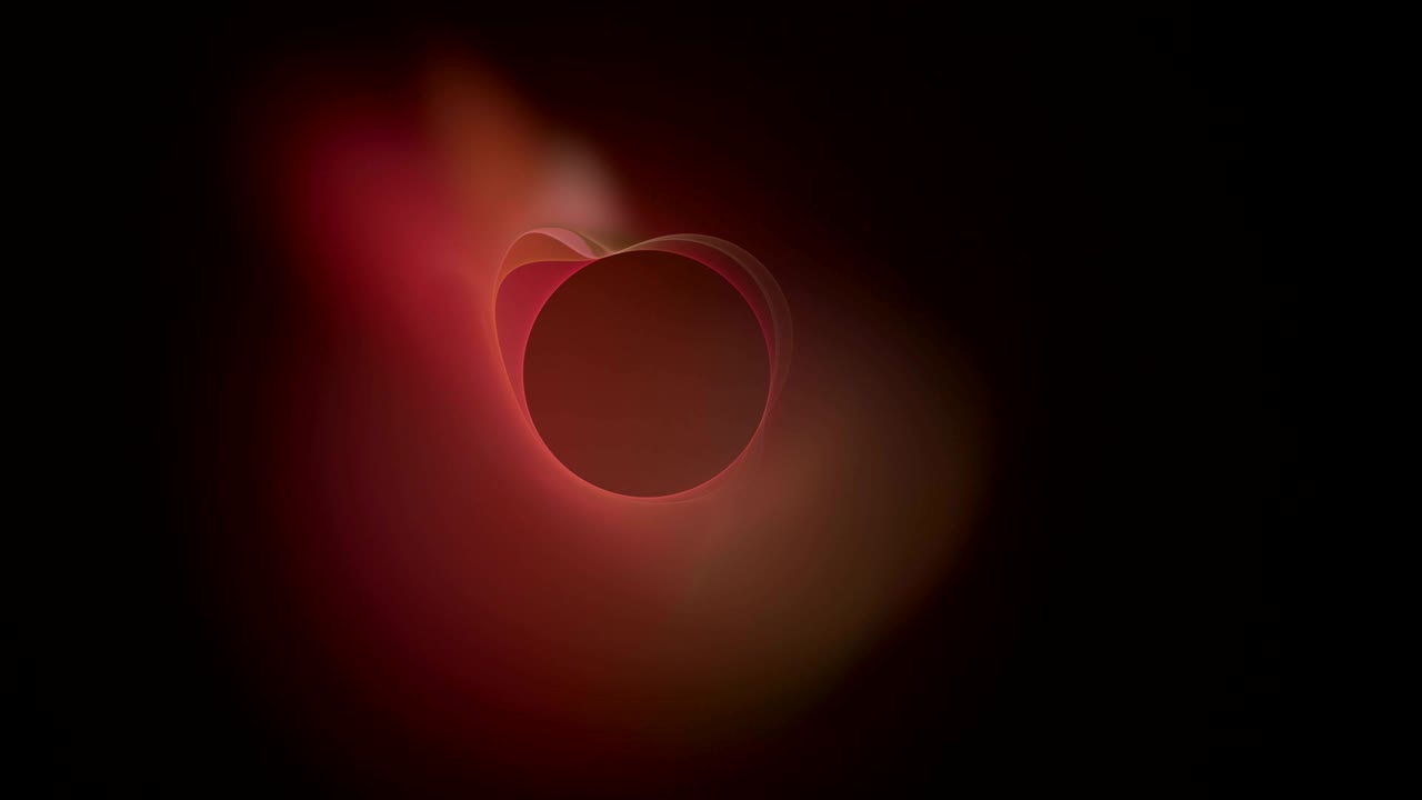 Sfondo animato astratto in loop con buco nero
