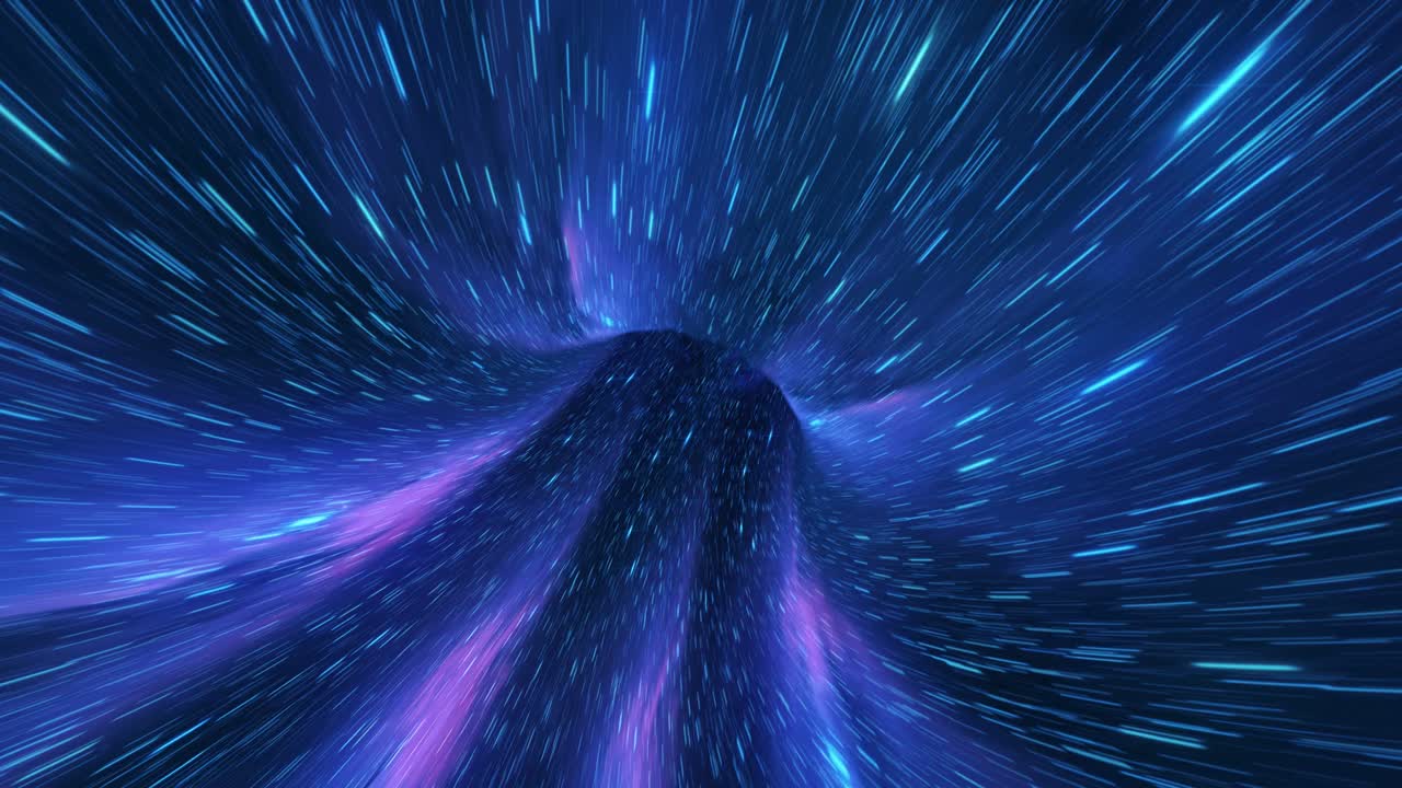 viajes espaciales de vórtice de hiperlapso.