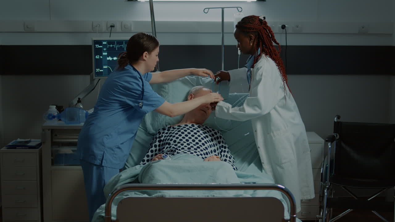 Patient going unconscious in hospital ward after surgery