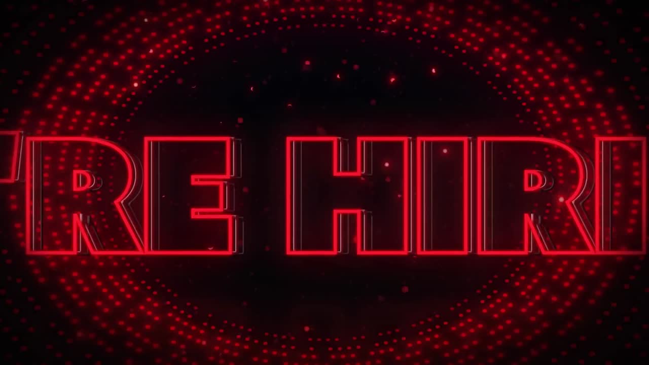 ⁇ 은 빛 패턴을  ⁇ 박이는 텍스트를 고용하고 있는 애니메이션