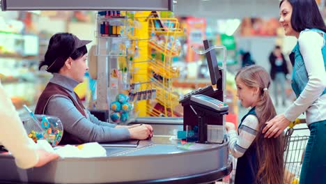 shopper paying for products at checkout