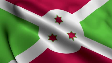 Burundi-Flagge