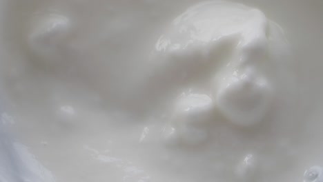 spoon in yogurt