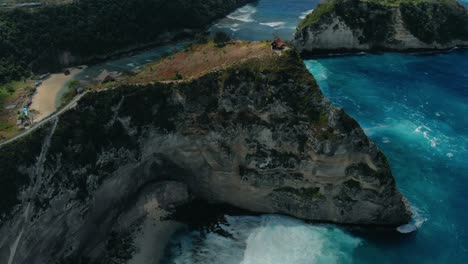 Aerial-View-Of-The-Diamond-Beach-Nusa-Penida-Bali-Indonesia