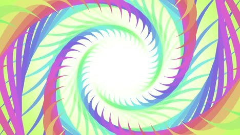color espiral giratorio fondo abstracto bucle sin costuras